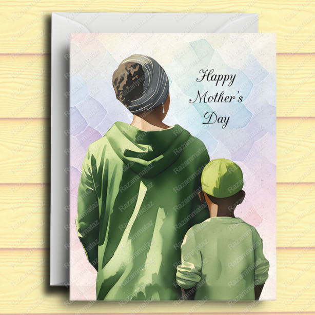 Black Mother's Day Card L